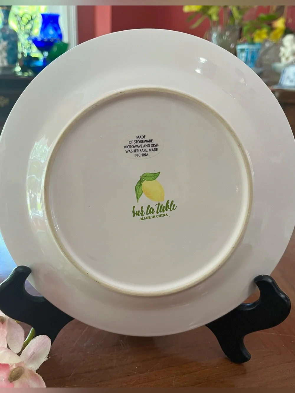 Sur La Table Set of 4/Lemon Salad Plates 8.5
